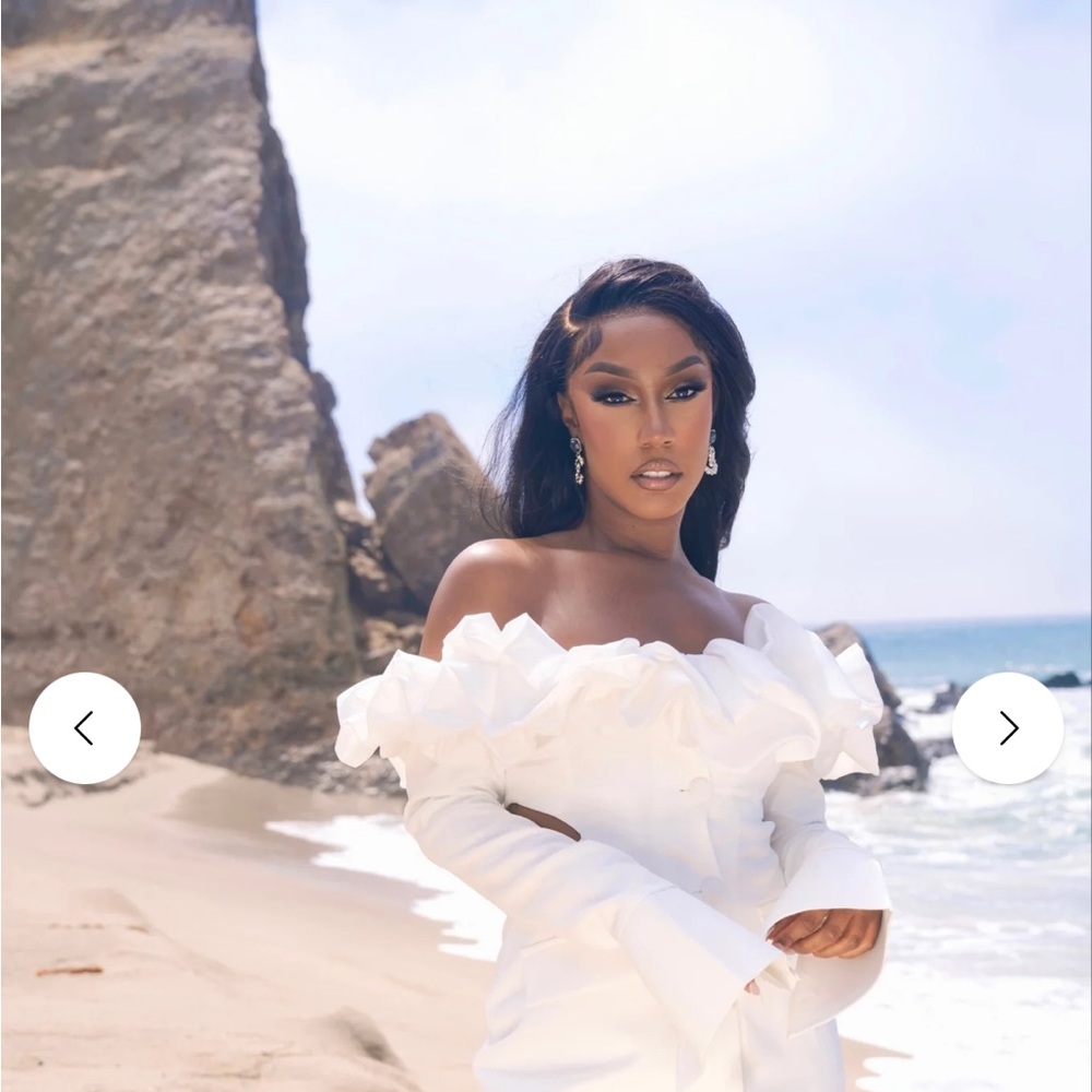 Elegant White Off-Shoulder Dress